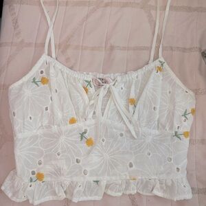 Cute Flower crop top